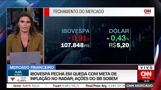 CNN MERCADO: Ibovespa fecha em queda com meta de inflação no radar | 14/02/2023
