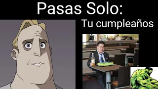 Mr.Increíble pero cada vez más Triste(Meme)