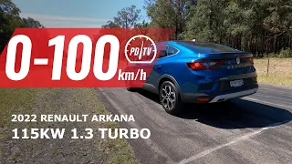 2022 Renault Arkana 0-100km/h & engine sound