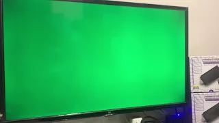 Blind operations to fix the Green screen