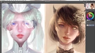 PS Speedpaint : Girl Portraits