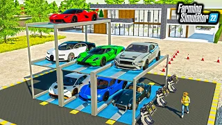 VALET PARKING LIFT FOR MILLIONAIRES! ($3,000,000 SUPERCAR) | FS22