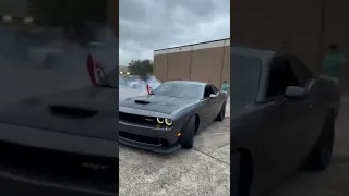 I let a girl spin my hellcat 🤯