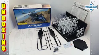 AIRWOLF 1/48 Scale Aoshima Styrene Kit Unboxing