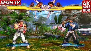 Ryu & Balrog vs Lei & Marduk (Hardest AI) - Street Fighter X Tekken