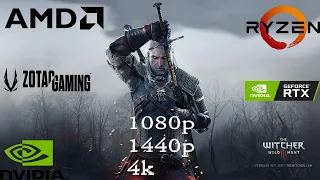 The Witcher 3: Wild Hunt - 1080p vs 1440p vs 4K [ Ryzen 5 3600+ RTX 2060 Super ]