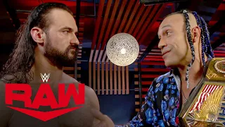 Drew McIntyre congratulates Damian Priest: Raw, Aug. 23, 2021