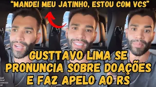 Gusttavo Lima se PRONUNCIA em vídeo sobre DOAÇÕES e ESCLARECE com mensagem aos Gaúchos