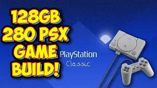 PlayStation Classic PSX ONLY Build - 280 Games 128gb - Imports, Translations & More!