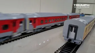 Capturing the Charm of Indian Railways: A Model Train Showcase