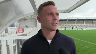 Post-match: Head Coach Matt Taylor reflects on Hartlepool United defeat