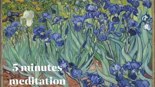 A five minute meditation on Vincent van Gogh's 'Irises'