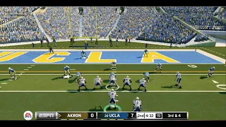 NCAA Football 14 Dynasty- Year 1, Week 1- Akron VS UCLA