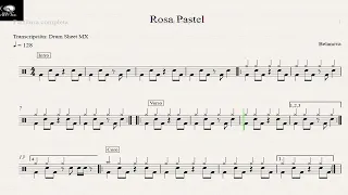 Rosa Pastel - Belanova - Drum Sheet Demo