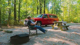 RELAXING 2 NIGHT TRIP AND A “PUB STYLE” DINNER: SOLO TRUCK CAMPING