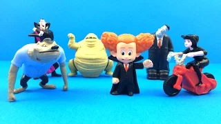 2015 HOTEL TRANSYLVANIA 2 MCDONALD'S COMPLETE SET OF 6 HAPPY MEAL KIDS TOYS REVIEW