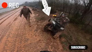 Muddy Bottoms (Muddy Gras event) 2024! We almost flipped all our four wheeler climbing a hill! Pt. 3