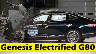 2023 Genesis Electrified G80 - Crash Test // TOP SAFETY PICK+