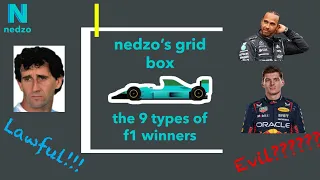 The 9 Types Of Winners in F1 History!