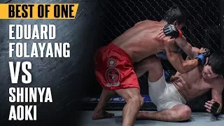 ONE: Best Fights | Eduard Folayang vs. Shinya Aoki | “The Landslide” Shocked The World | Nov 2016