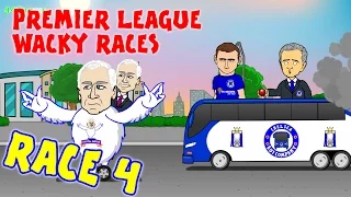 RACE 4 Premier League Wacky Races (Chelsea 1-2 Crystal Palace Liverpool 0-3 West Ham goals)