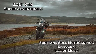 Scotland Solo Motorcycle Camping I Episode 4 I Isle of Mull!