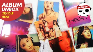 🌸UNBOXING GIDLE - HEAT (I Want That)🌸Special Album Reaction (Sleeve, Digipack)여자아이들 스페셜 앨범(아이원트댓)언박싱