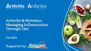 Arthritis & Nutrition: Managing Inflammation through diet