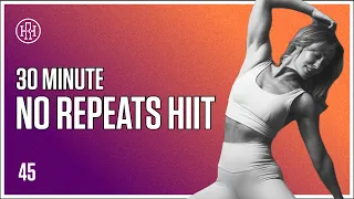 30 MIN No Repeat HIIT/ HR12WEEK EXPRESS : Day 45