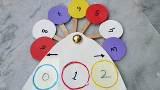 Maths Working Model For Preschoolers | Maths Activity Craft | Easy Craft Idea #mathsactivity