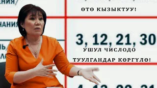 ҮЙ БҮЛӨӨ БАКТЫСЫНА ТААСИР БЕРГЕН ТУУЛГАН КҮН число 3,12,21,30 туулгандар үчүн кызыктуу СЮЦАЙ