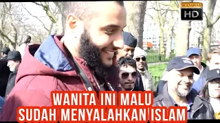 Wanita yg Ngamuk, akhirnya malu sendiri. Mohammed Hijab& Hashim vs Kristen Speaker's Corner SUB INDO