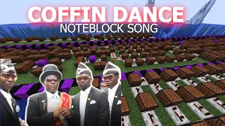 Coffin Dance meme (Noteblock song) - Astronomia On Minecraft