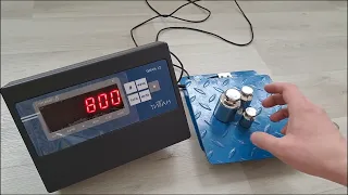 Калибровка весового индикатора Титан 12, А12Е, Ми 12 (Calibration of the weight indicator A12E)