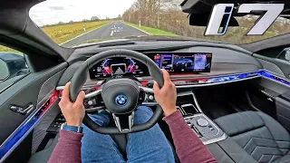 2023 BMW 7 Series i7 xDrive60 POV Test Drive w/ LAUNCH CONTROL 0-100!