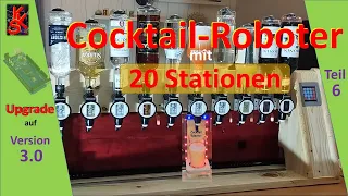 Cocktail Roboter Version 3.0 Wir erweitern den Roboter auf 20 Entnahmestationen Robot construction