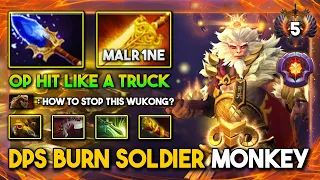 OP BURN DPS SOLDIER WUKONG By Malr1ne Monkey King Aghs Scepter + Radiance Build OP Hit Like A Truck