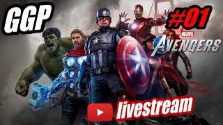 Marvels Avengers #01 | Die Avengers Story beginnt! | Livestream Deutsch/German