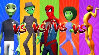 😱dame tu cosita vs Patila vs me kemaste vs hulk vs spiderman 👽 alien dance 👽