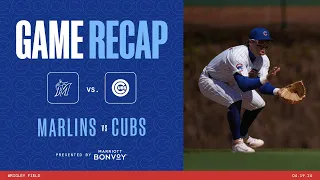 Game Highlights: Cubs Start the Homestand Strong with Win Over Miami | 4/19/24