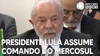 Presidente Lula assume comando do Mercosul