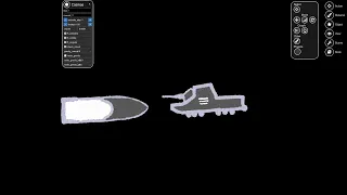 Big Shell penetrates Small Tankette - Space Simulation Toolkit