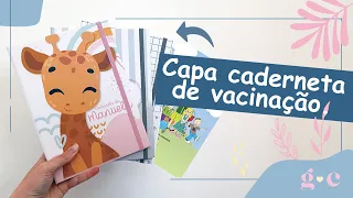 Como fazer CAPA PARA CADERNETA DE VACINAÇÃO PERSONALIZADA