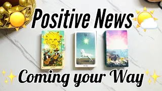 What Positive News Is Coming Your Way!?🤗🌈🌞Pick a Card Tarot Reading✨