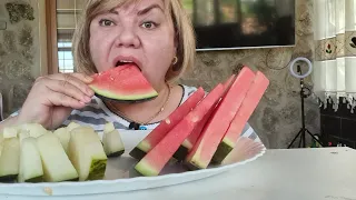 MUKBANG 🍽БЫСТРЫЙ ПЕРЕКУС 🥭ОБАЛДЕННЫЙ СЛАДКИЙ ПРОСТО БОМБА🍉МУКБАНГ 👍КАК ЖЕ ЭТО ВКУСНО