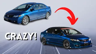 BUILDING A HONDA CIVIC SI IN 17 MINUTES! *AMAZING*