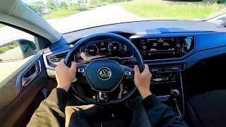 2021 VW Polo 1.0 TSI united - pov test drive