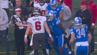 CJ Gardner Johnson PICKS OFF Baker Mayfield & TROLLS HIM 😳🤣 Lions vs Bucs 2023 Highlights