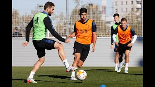 Real Madrid Training 12 Nov: Highlight: Intense Gym session, Small field games & Rodrygo recovery