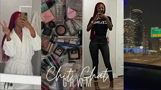 CHIT CHAT GRWM! | FIRST NIGHT OUT IN HOUSTON *KINDA NERVOUS* | AVA GALORE